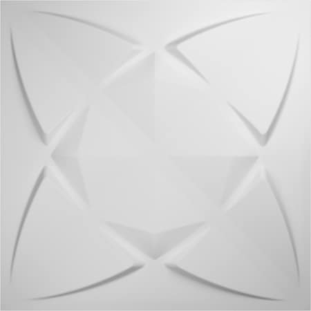 Ekena Millwork Blossom EnduraWall Decorative 3D Wall Panel, White, 19 5/8"W x 19 5/8"H WP20X20BMWH